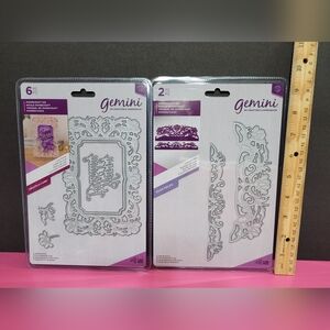 Crafter's Companion Gemini Luxe Frame And Border Dies.  Set Of 2. (0101/0102)
